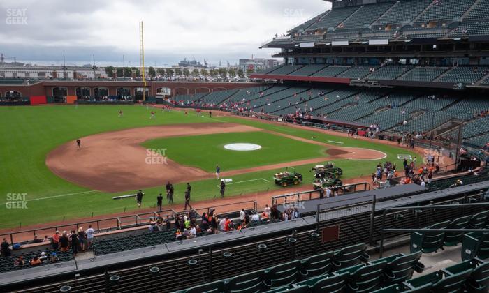 Oracle Park - Section Club Level 225 Seat View
