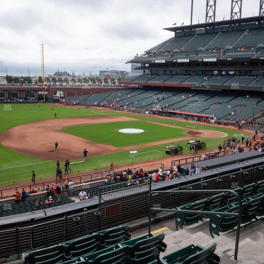 Oracle Park - Section Club Level 226 Seat View