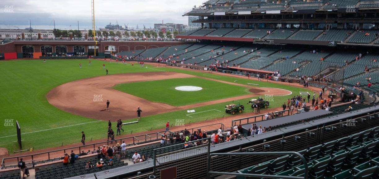 Oracle Park - Section Club Level 226 Seat View
