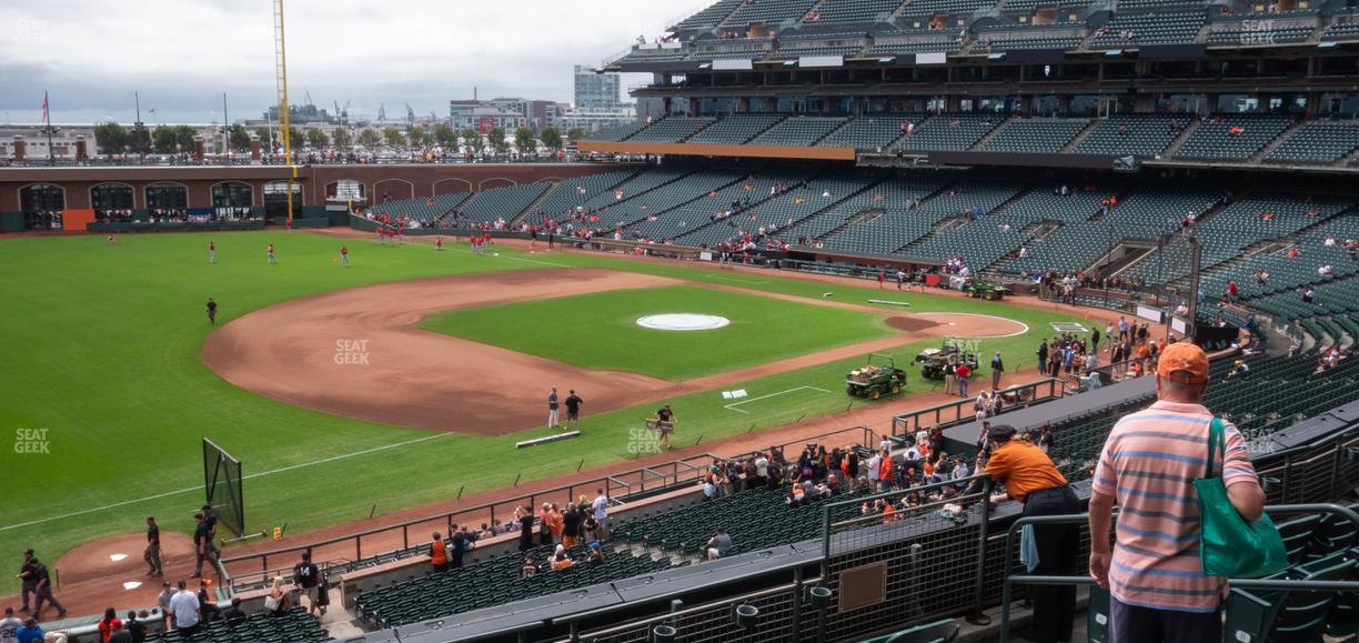 Oracle Park - Section Club Level 227 Seat View