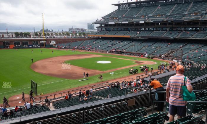 Oracle Park - Section Club Level 227 Seat View