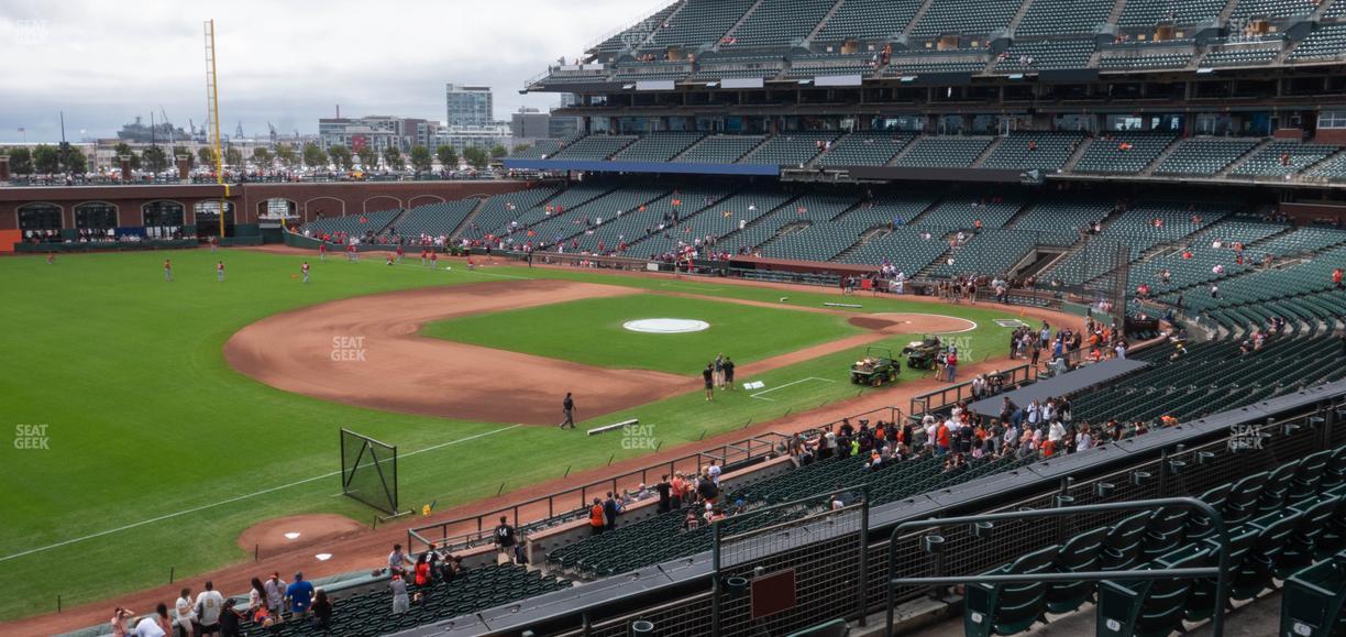 Oracle Park - Section Club Level 228 Seat View