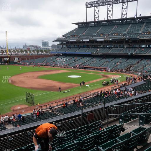 Oracle Park - Section Club Level 228 Seat View