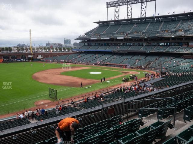Oracle Park - Section Club Level 228 Seat View