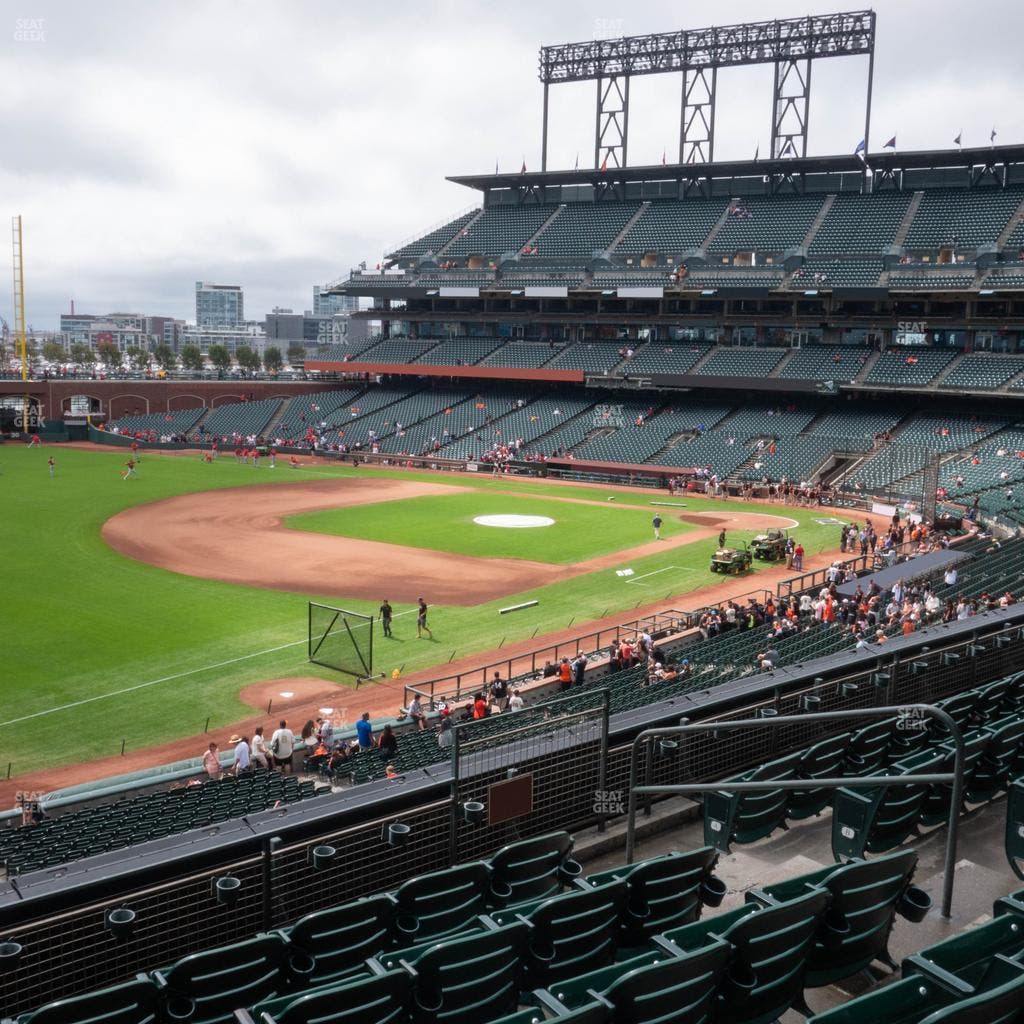 Oracle Park - Section Club Level 229 Seat View