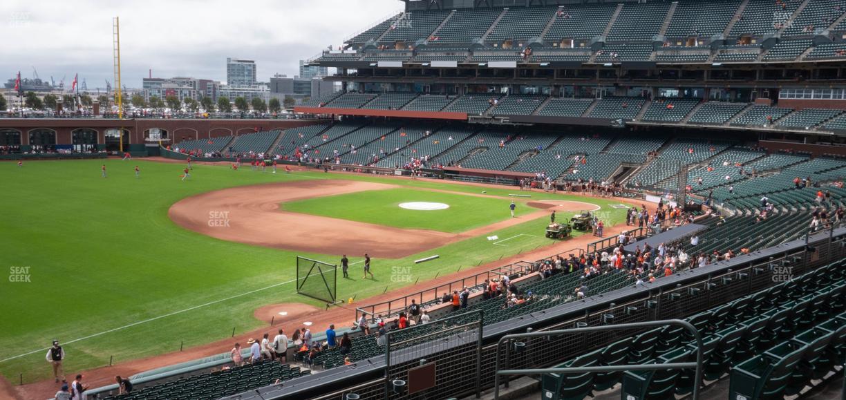 Oracle Park - Section Club Level 229 Seat View