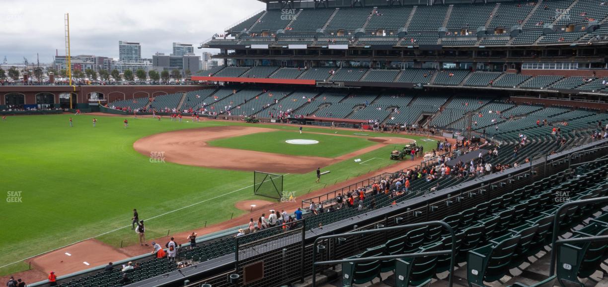 Oracle Park - Section Club Level 230 Seat View