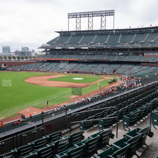 Oracle Park - Section Club Level 231 Seat View