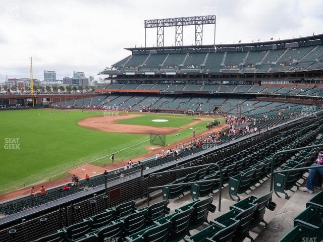 Oracle Park - Section Club Level 231 Seat View
