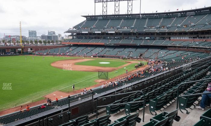 Oracle Park - Section Club Level 231 Seat View
