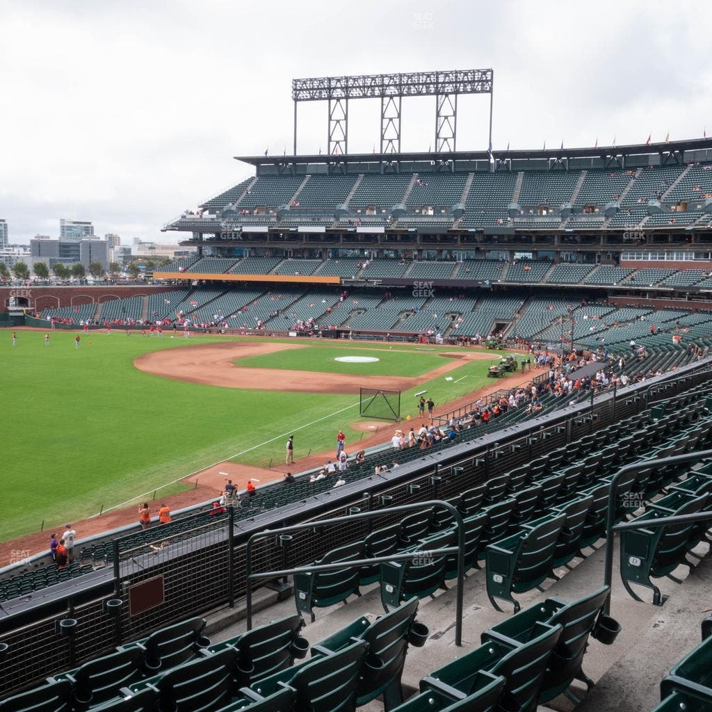 Oracle Park - Section Club Level 232 Seat View