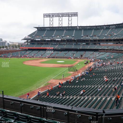 Oracle Park - Section Club Level 233 Seat View