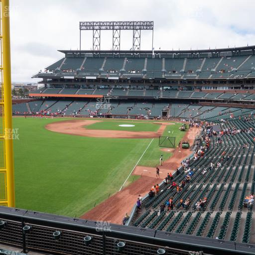 Oracle Park - Section Club Level 234 Seat View