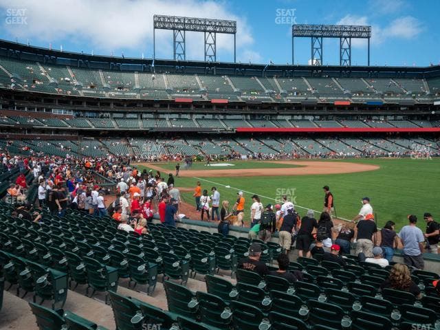 Oracle Park - Section Field Box 101 Seat View