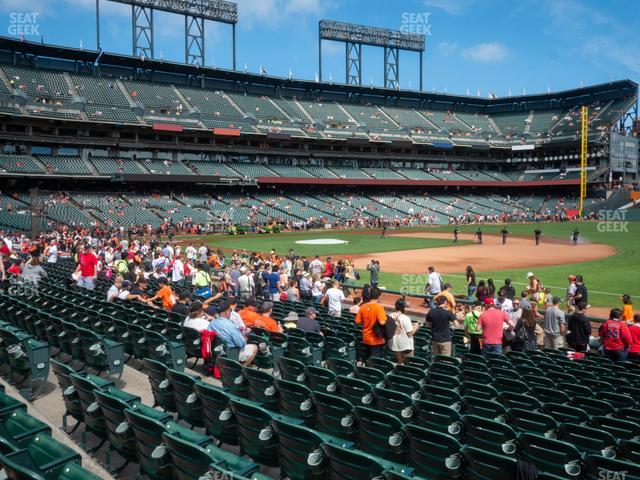 Oracle Park - Section Field Box 104 Seat View Oracle Park - Section Field Box 104 Seat View