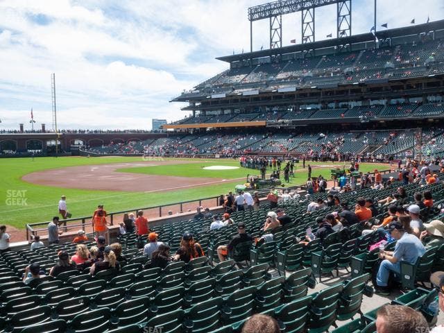 Oracle Park - Section Field Box 127 Seat View