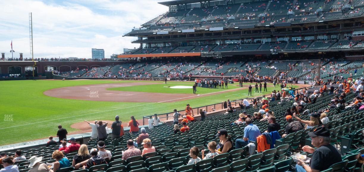 Oracle Park - Section Field Box 128 Seat View