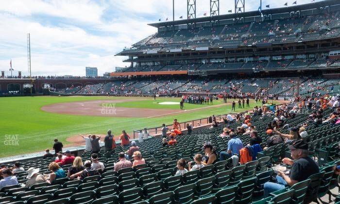 Oracle Park - Section Field Box 128 Seat View