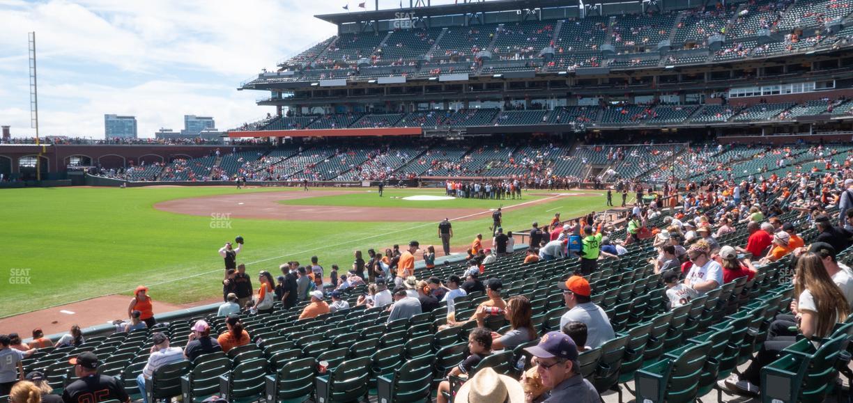 Oracle Park - Section Field Box 130 Seat View