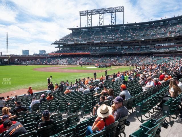 Oracle Park - Section Field Box 130 Seat View