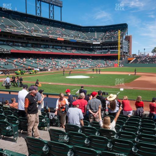Oracle Park - Section Field Club 107 Seat View