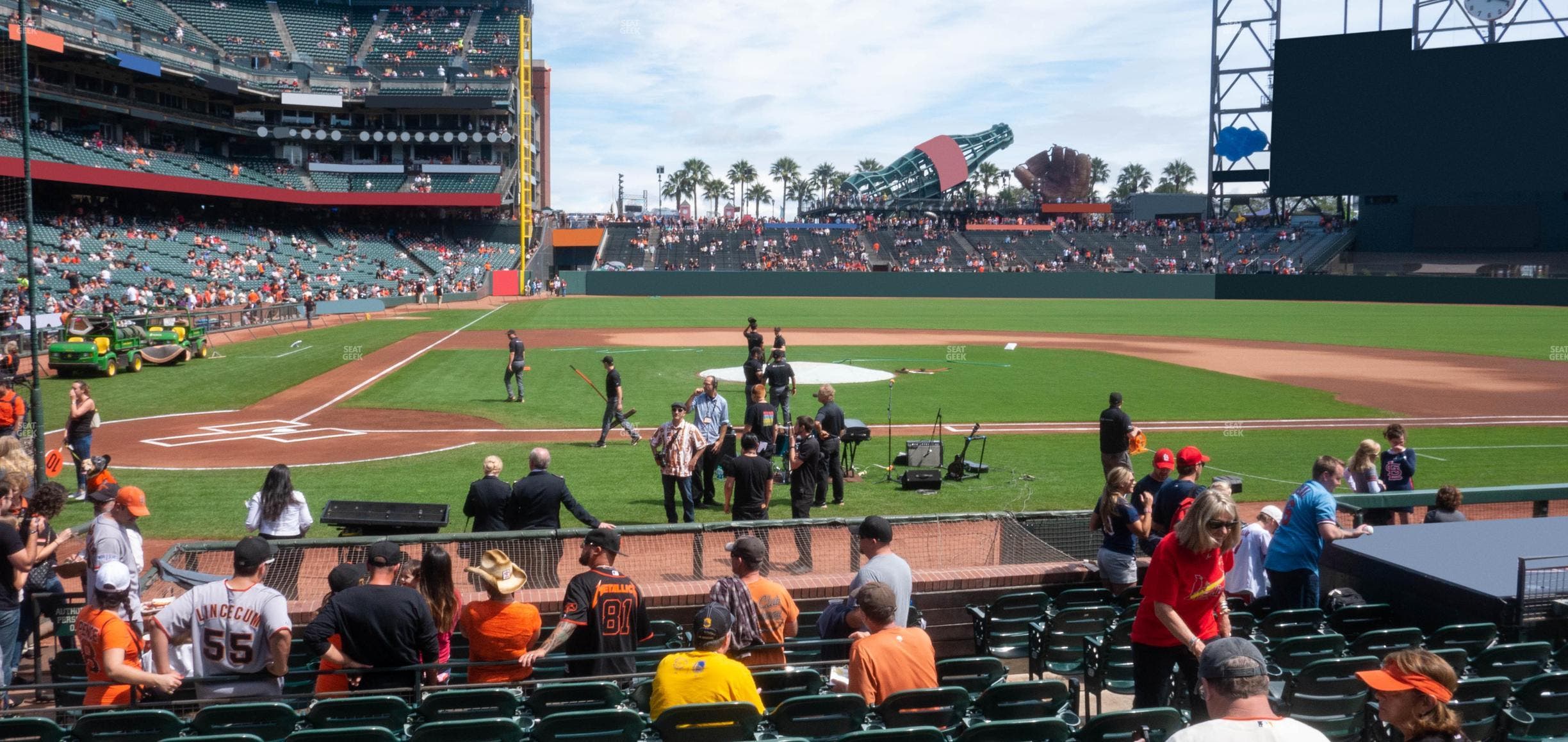 Oracle Park - Section Field Club 110 Seat View