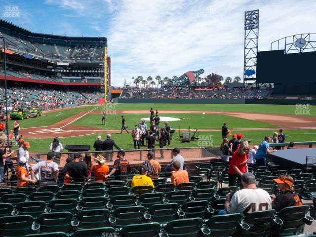 Oracle Park - Section Field Club 110 Seat View