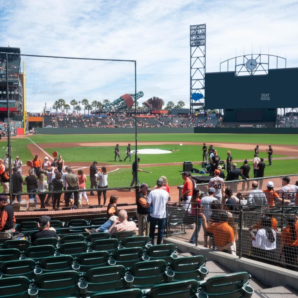 Oracle Park - Section Field Club 112 Seat View