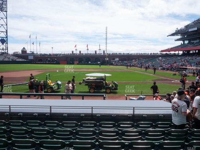 Oracle Park - Section Field Club 122 Seat View