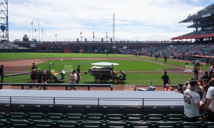 Oracle Park - Section Field Club 122 Seat View