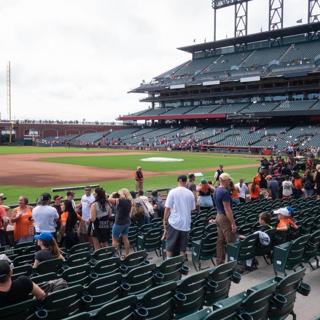 Oracle Park - Section Field Club 123 Seat View