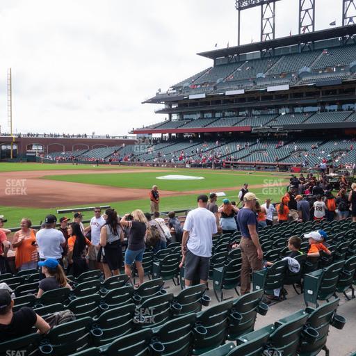 Oracle Park - Section Field Club 123 Seat View