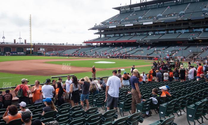 Oracle Park - Section Field Club 123 Seat View