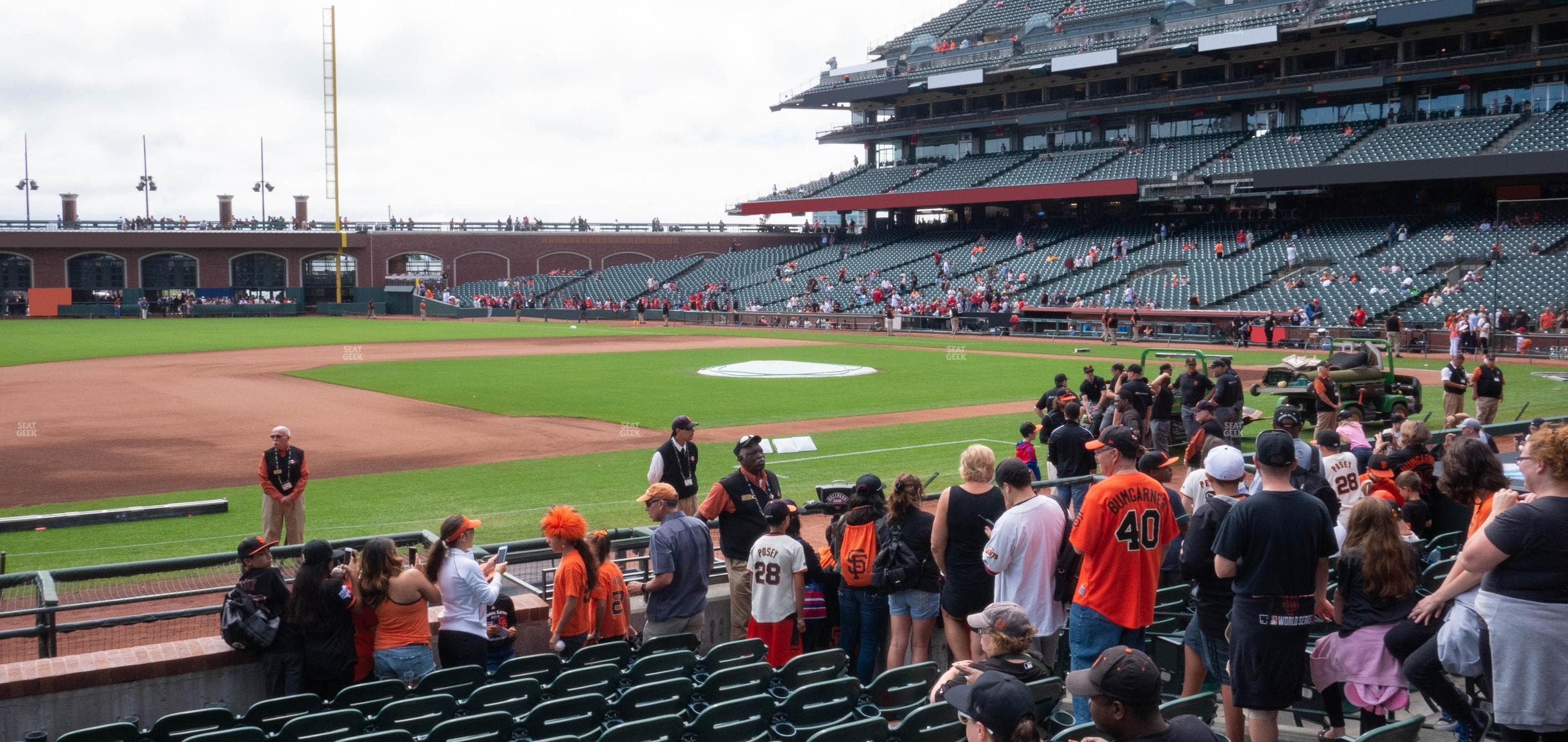Oracle Park - Section Field Club 124 Seat View