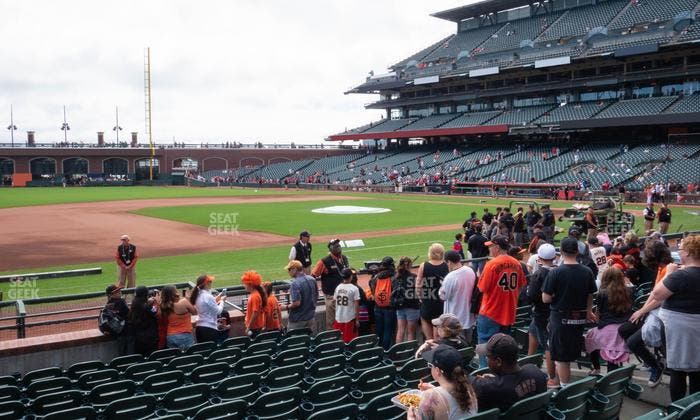 Oracle Park - Section Field Club 124 Seat View