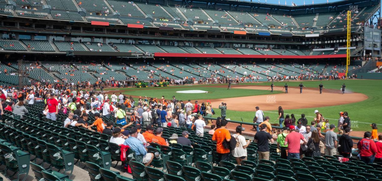 Oracle Park - Section Lower Box 104 Seat View