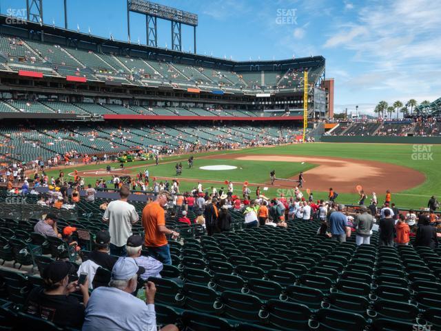 Oracle Park - Section Lower Box 106 Seat View Oracle Park - Section Lower Box 106 Seat View