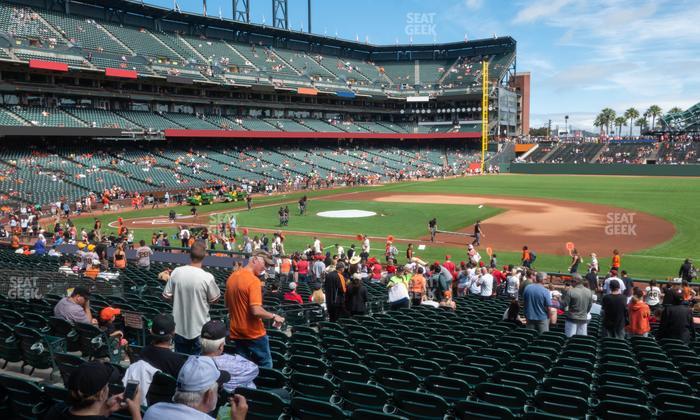 Oracle Park - Section Lower Box 106 Seat View