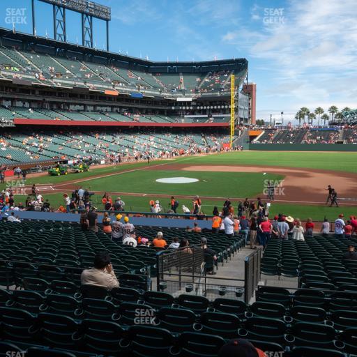 Oracle Park - Section Lower Box 107 Seat View