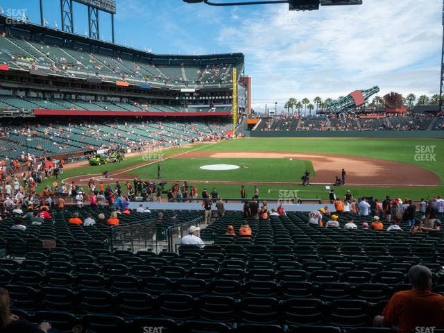 Oracle Park - Section Lower Box 108 Seat View