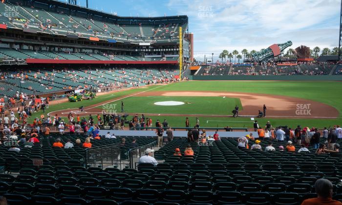 Oracle Park - Section Lower Box 108 Seat View