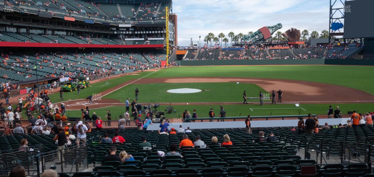 Oracle Park - Section Lower Box 109 Seat View