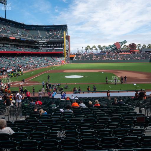 Oracle Park - Section Lower Box 109 Seat View