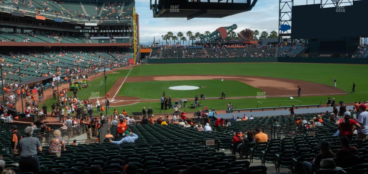 Oracle Park - Section Lower Box 110 Seat View