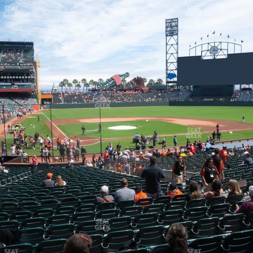 Oracle Park - Section Lower Box 112 Seat View