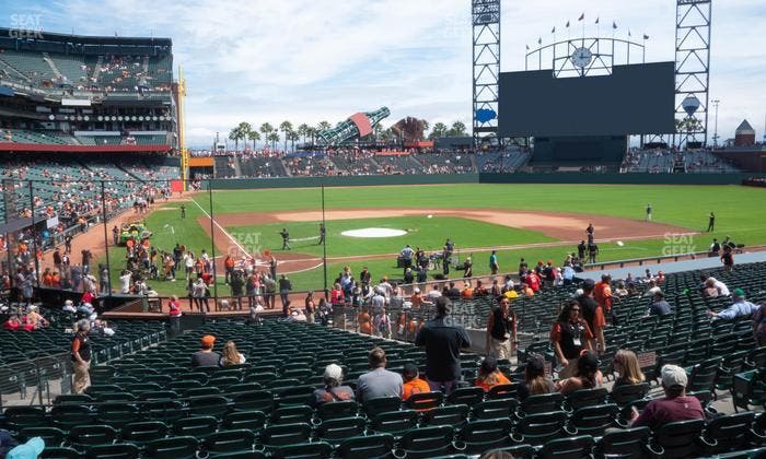 Oracle Park - Section Lower Box 112 Seat View