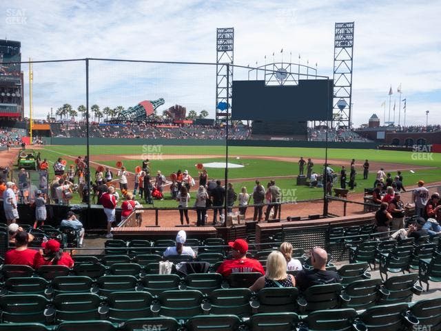 Oracle Park - Section Lower Box 113 Seat View