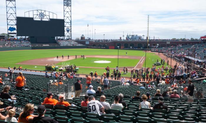 Oracle Park - Section Lower Box 119 Seat View
