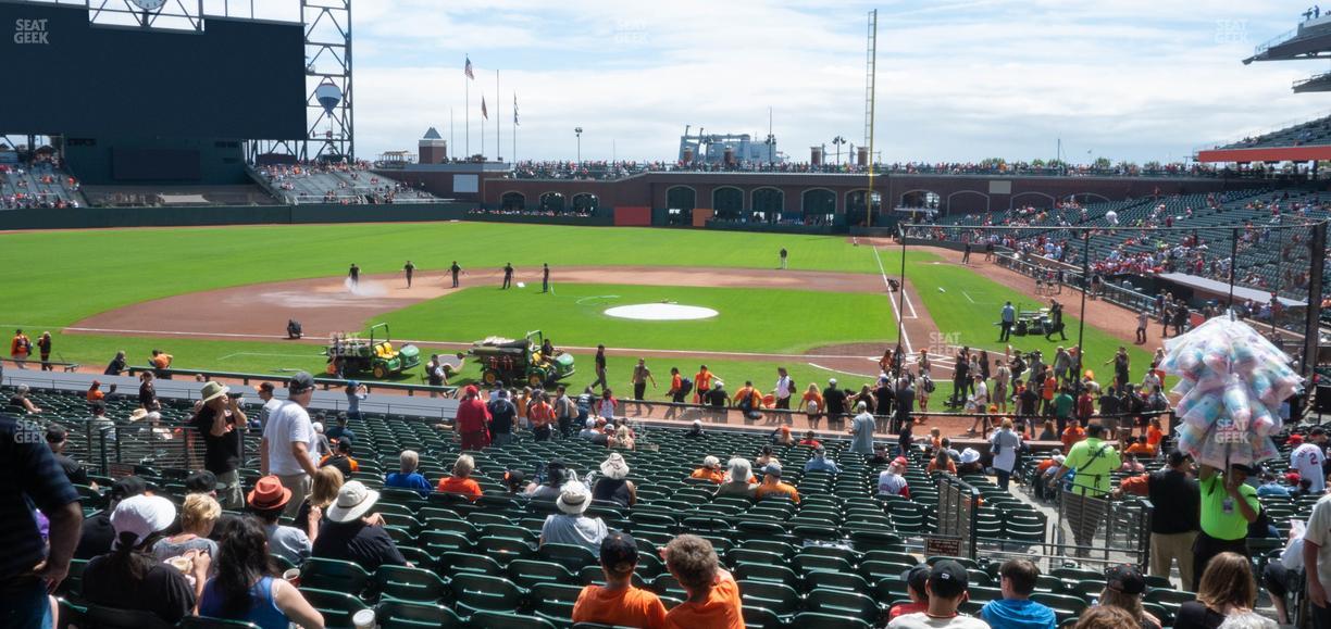 Oracle Park - Section Lower Box 121 Seat View