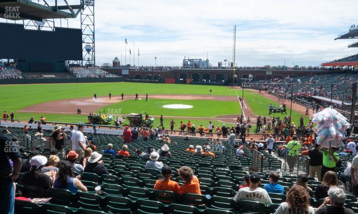 Oracle Park - Section Lower Box 121 Seat View
